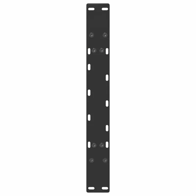 Kavos staliuko kojelės, A formos, 2 vnt., juodos, 70x(42-43) cm, plienas