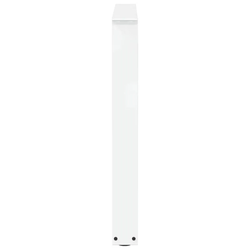 Valgomojo stalo kojelės, 3 vnt., baltos, 90x(72-73,3) cm, plienas, V formos