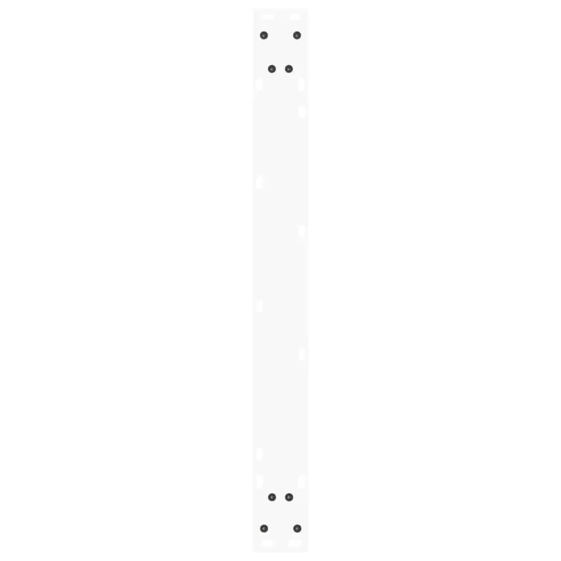 Valgomojo stalo kojelės, 3 vnt., baltos, 90x(72-73,3) cm, plienas, V formos