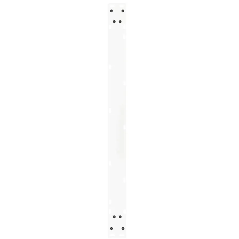 Valgomojo stalo kojelės, V formos, 2 vnt., baltos, 100x(72-73,3) cm, plienas