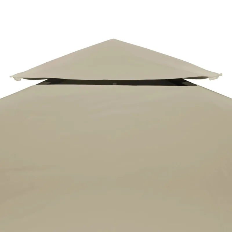 Atsarginis pavėsinės uždangalas, 310g/m², smėlio, 3x3m
