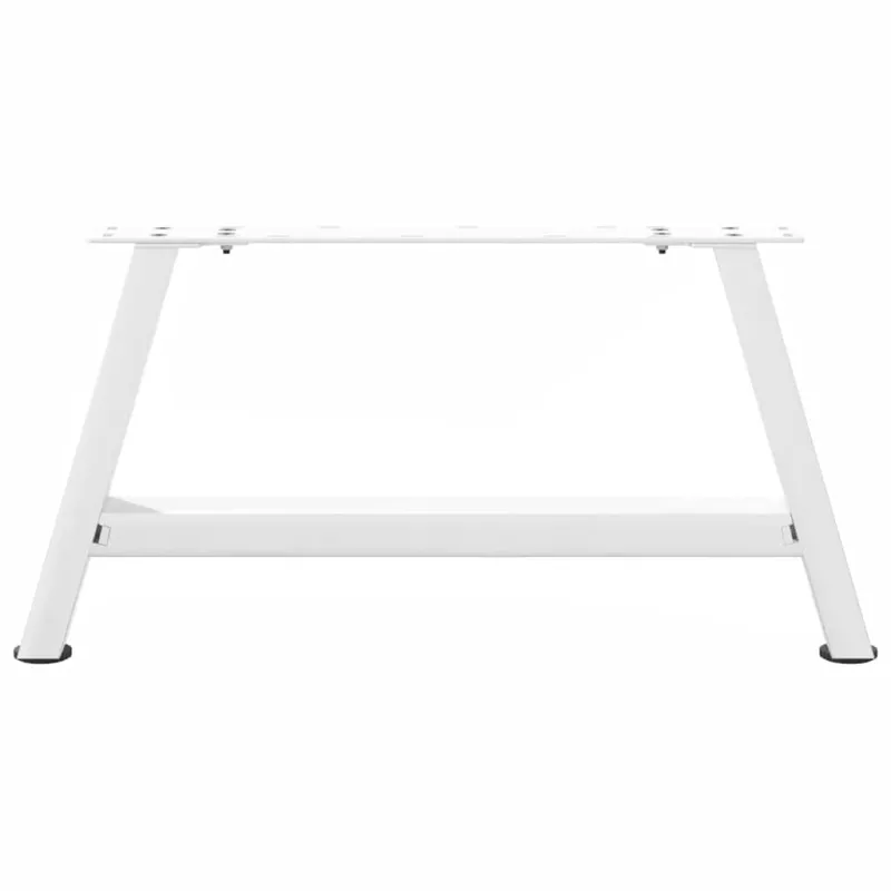 Kavos staliuko kojelės, 2 vnt., baltos, 60x(30-31) cm, plienas, A formos