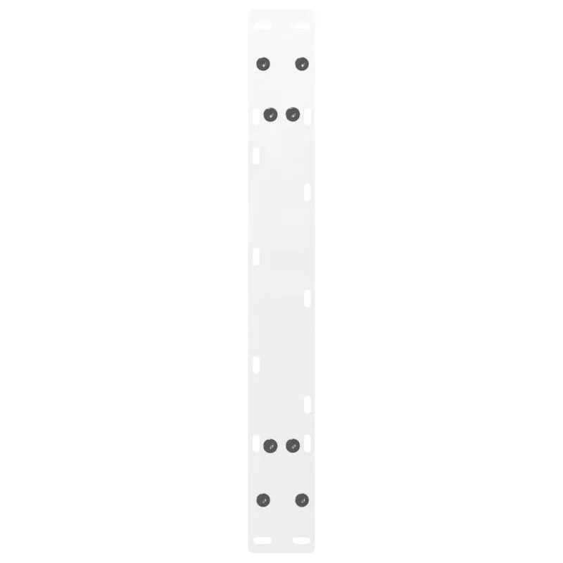 Kavos staliuko kojelės, 2 vnt., baltos, 60x(30-31) cm, plienas, A formos