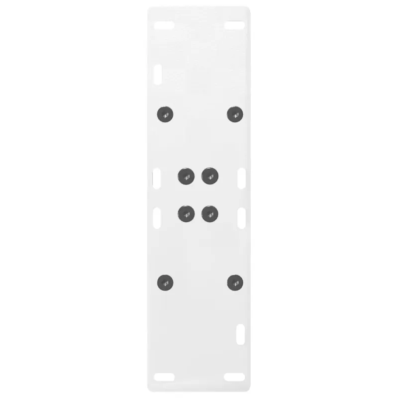 Valgomojo stalo kojelės, 2 vnt., baltos, 60x(72-73) cm, plienas, A formos