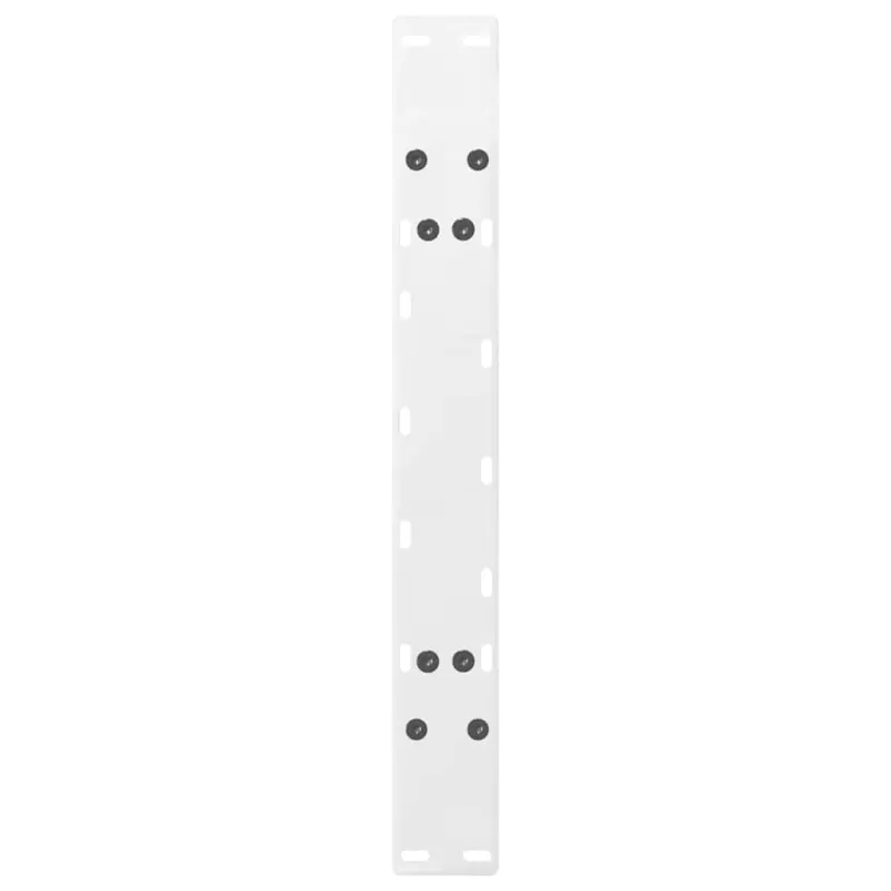 Kavos staliuko kojelės, A formos, 2 vnt., baltos, 60x(42-43) cm, plienas
