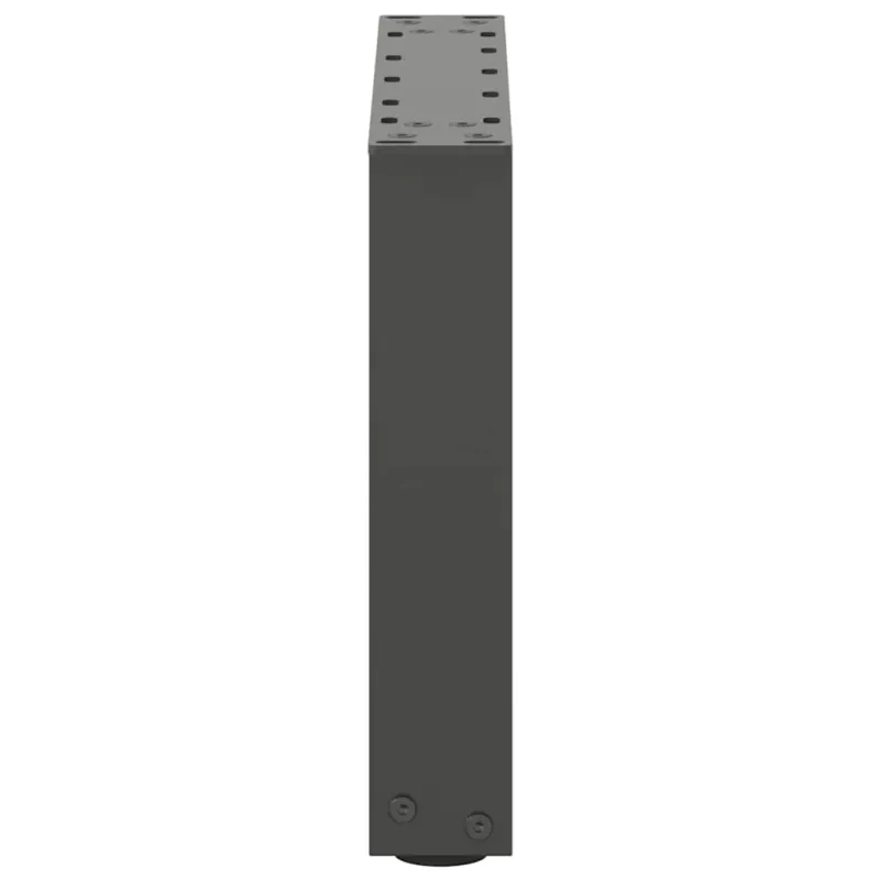 Kavos staliuko kojelės, 2 vnt., antracito spalvos, 40x(30-31) cm, plienas, U formos