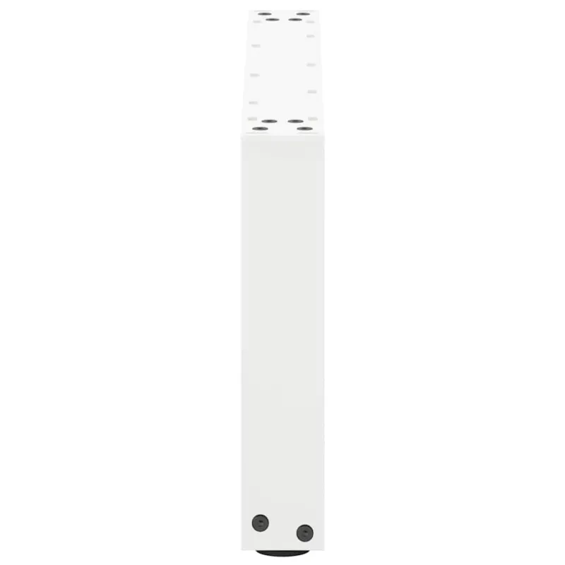 Kavos staliuko kojelės, 2 vnt., baltos, 60x(30-31) cm, plienas, U formos