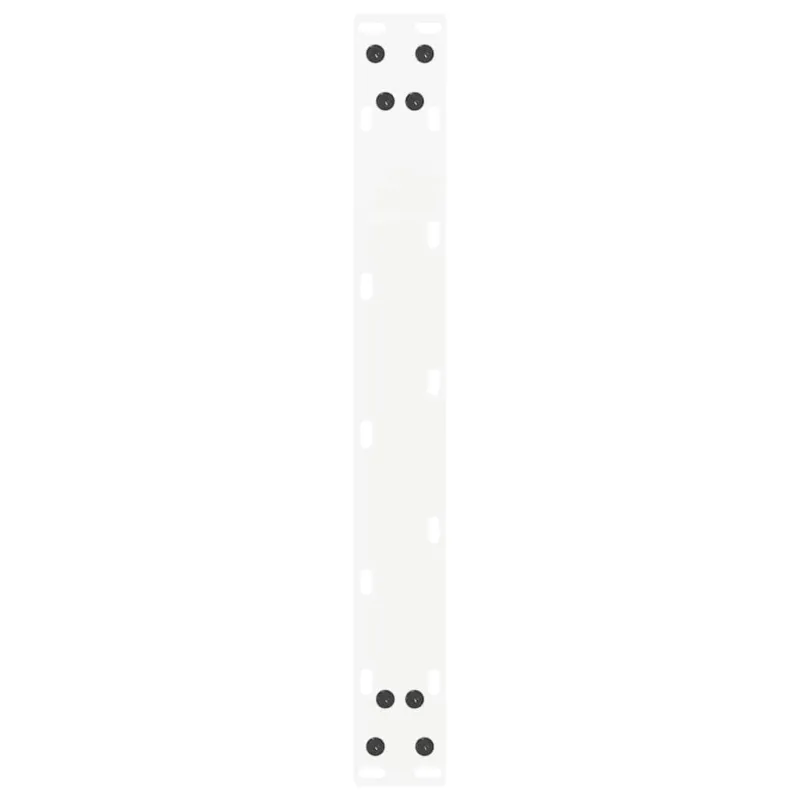 Kavos staliuko kojelės, 2 vnt., baltos, 50x(42-43) cm, plienas, U formos
