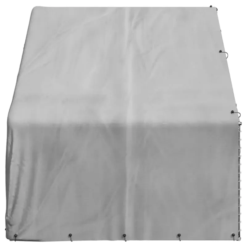 Lauko šunų voljeras su stogeliu, 3x2x1,9 m, cinkuotas plienas