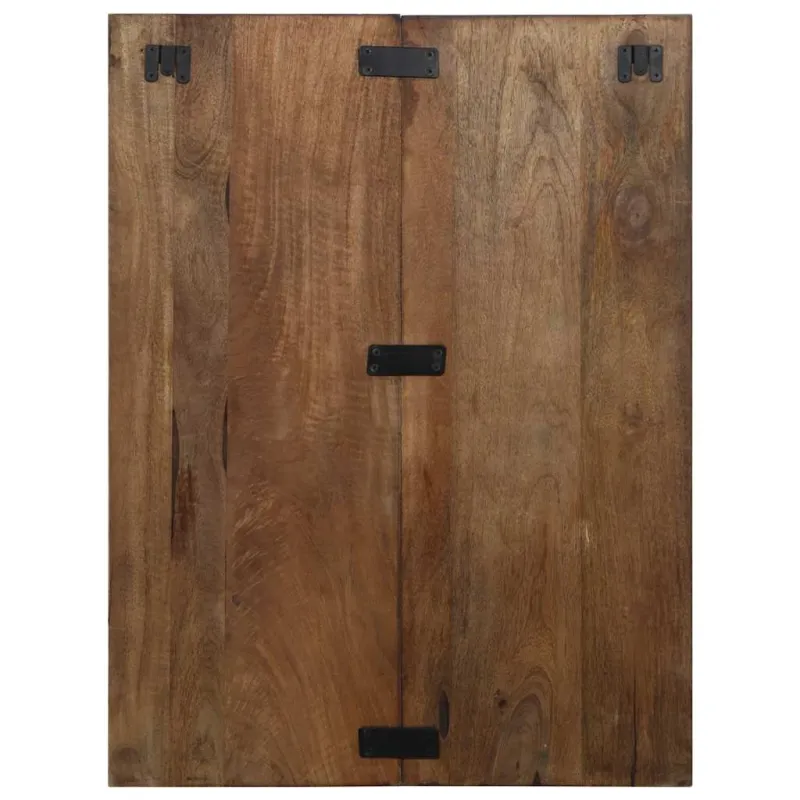 Naktinė spintelė, 60x32x80 cm, perdirbtos medienos masyvas