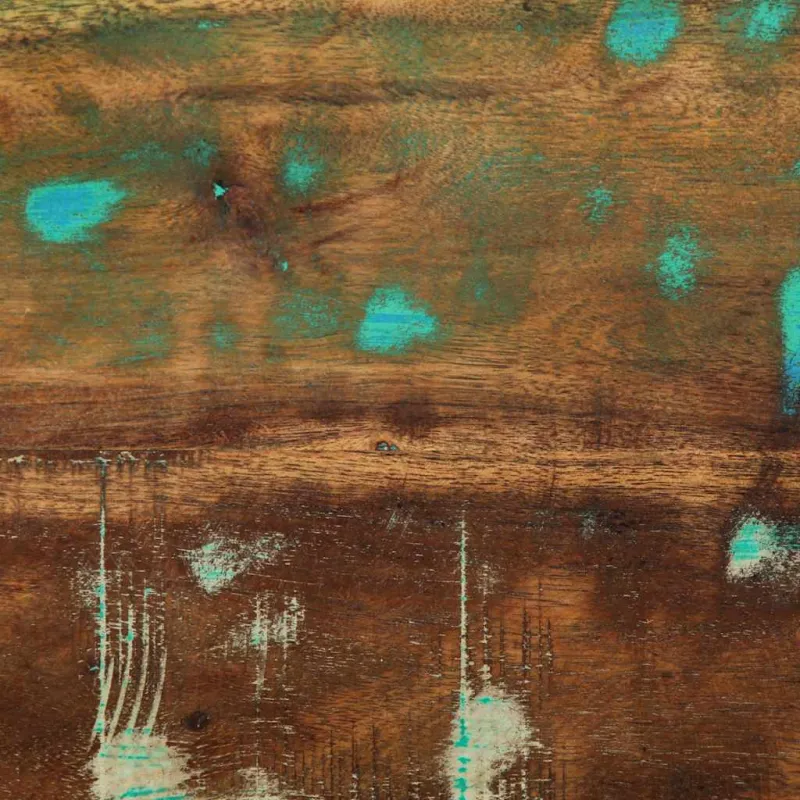 Naktinė spintelė, 60x32x80 cm, perdirbtos medienos masyvas