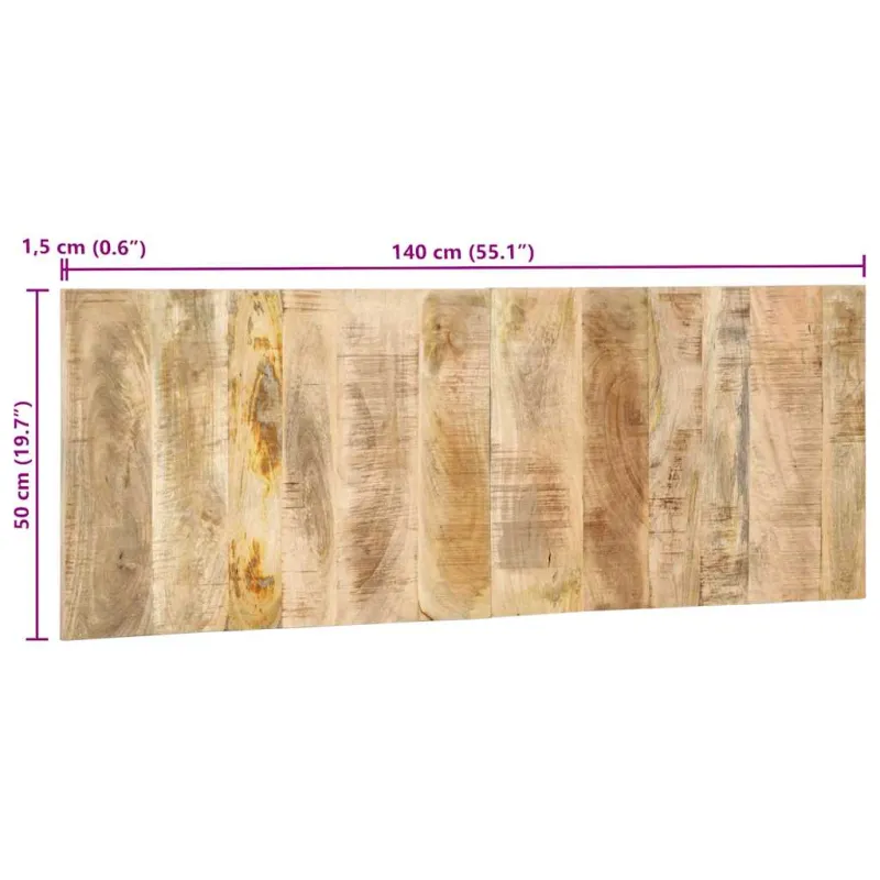 galvūgalis 140 cm Tvirtas neapdorotas medis Mango