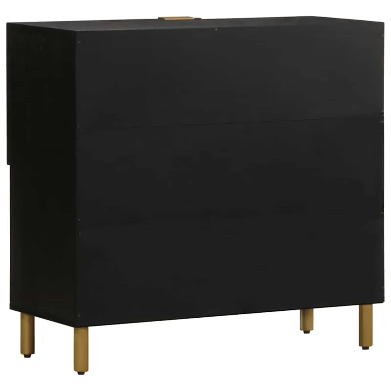 indauja juoda 80x33x75 cm inžinierinė mediena