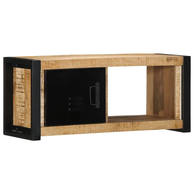 televizoriaus spintelė 80x30x35 cm Masyvus Rough Wood Mango