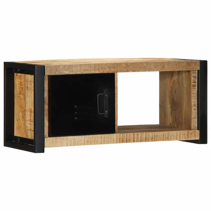 televizoriaus spintelė 80x30x35 cm Masyvus Rough Wood Mango
