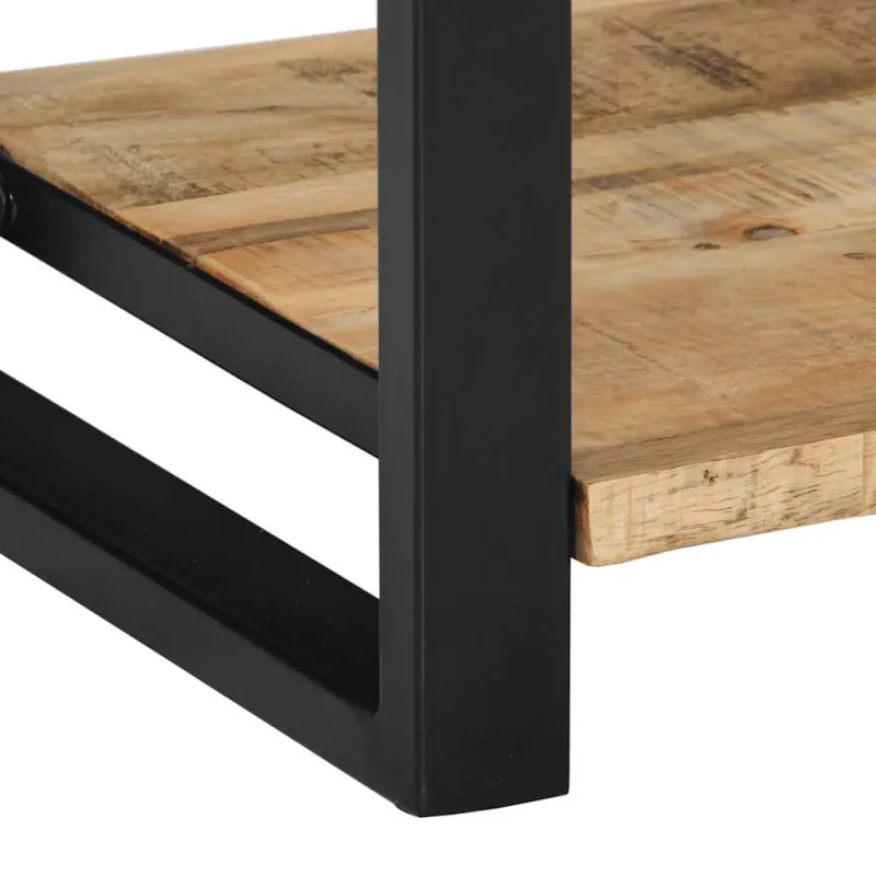 konsolinis stalas 100x35x75 cm Tvirtas neapdorotas medis Mango
