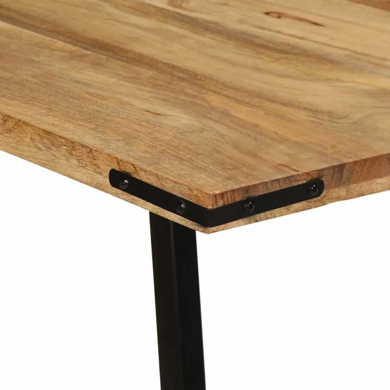 Valgomojo stalas, 160x80x75cm, mango medienos masyvas