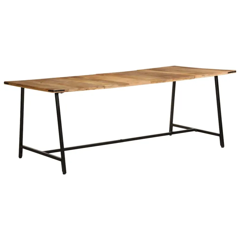 Valgomojo stalas, 200x100x75cm, mango medienos masyvas