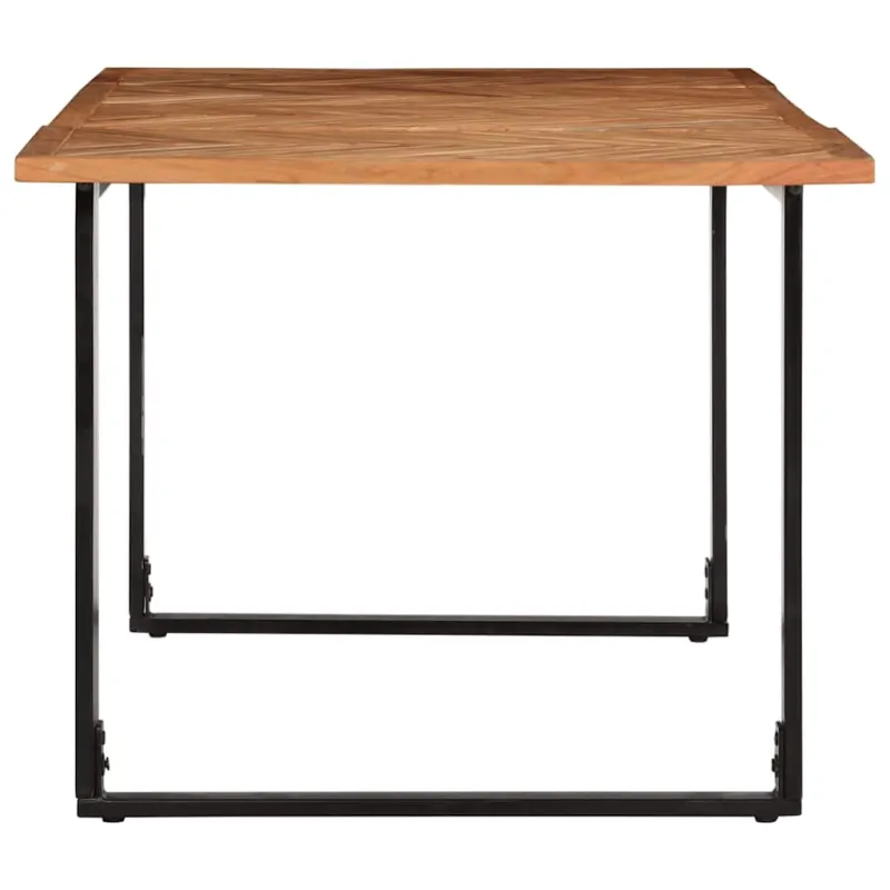Valgomojo stalas, 180x90x75 cm, akacijos medienos masyvas