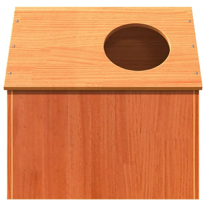 Cat House Wax Ruda 41x50x50 cm Pušies masyvo