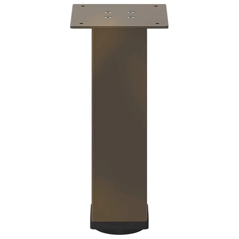 Kavos staliuko kojelės, 4 vnt., natūralus plienas, 30-32 cm, plienas
