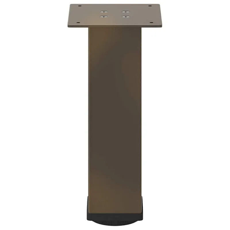 Kavos staliuko kojelės, 4 vnt., natūralus plienas, 30-32 cm, plienas