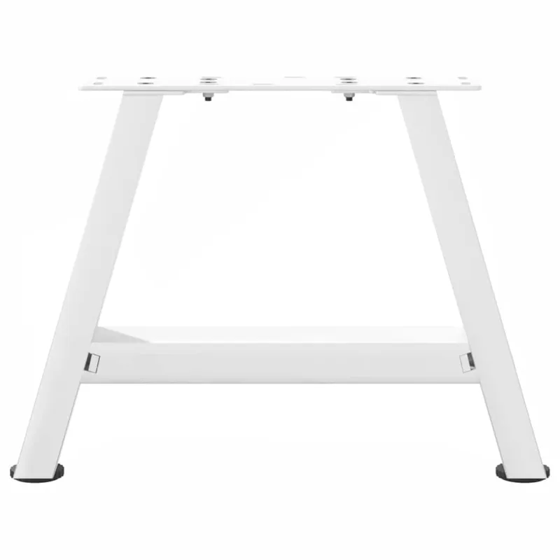 Kavos staliuko kojelės, 2 vnt., baltos, 30x(30-31) cm, plienas, A formos