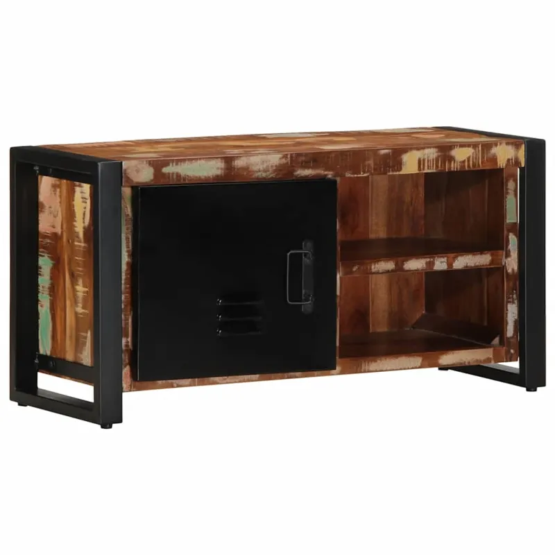 televizoriaus spintelė 80x30x40 cm Regeneruota medžio masyva