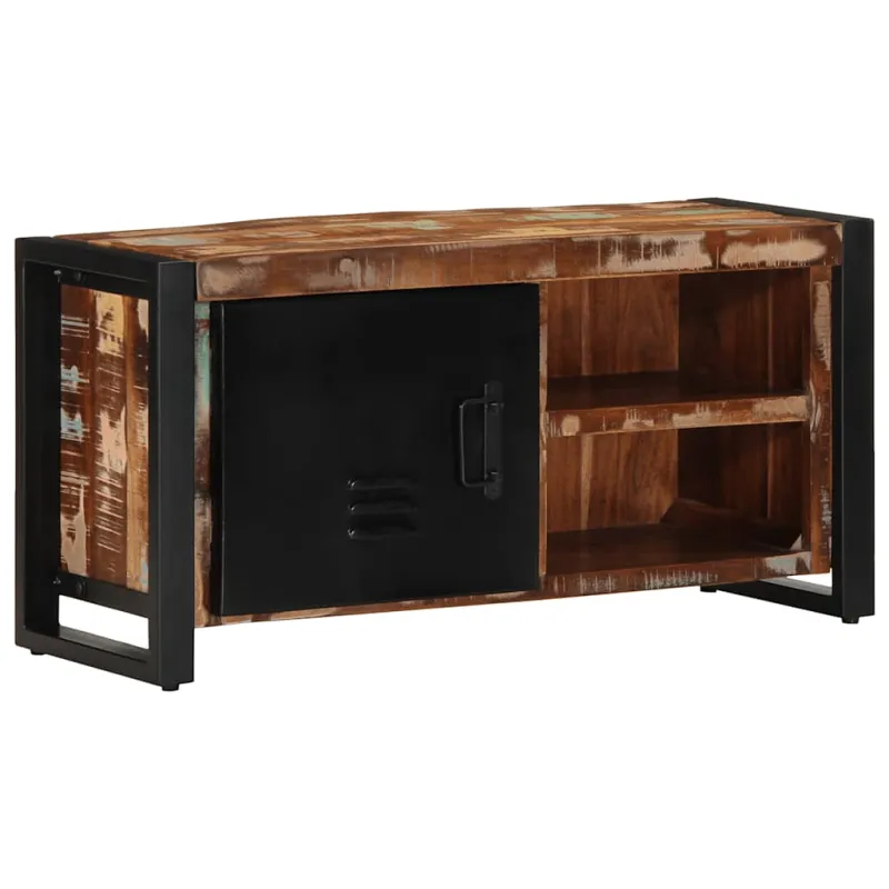 televizoriaus spintelė 80x30x40 cm Regeneruota medžio masyva