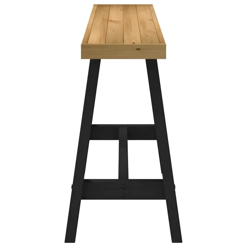 konsolinis stalas NOAIN A formos kojelės 120x30x75 cm