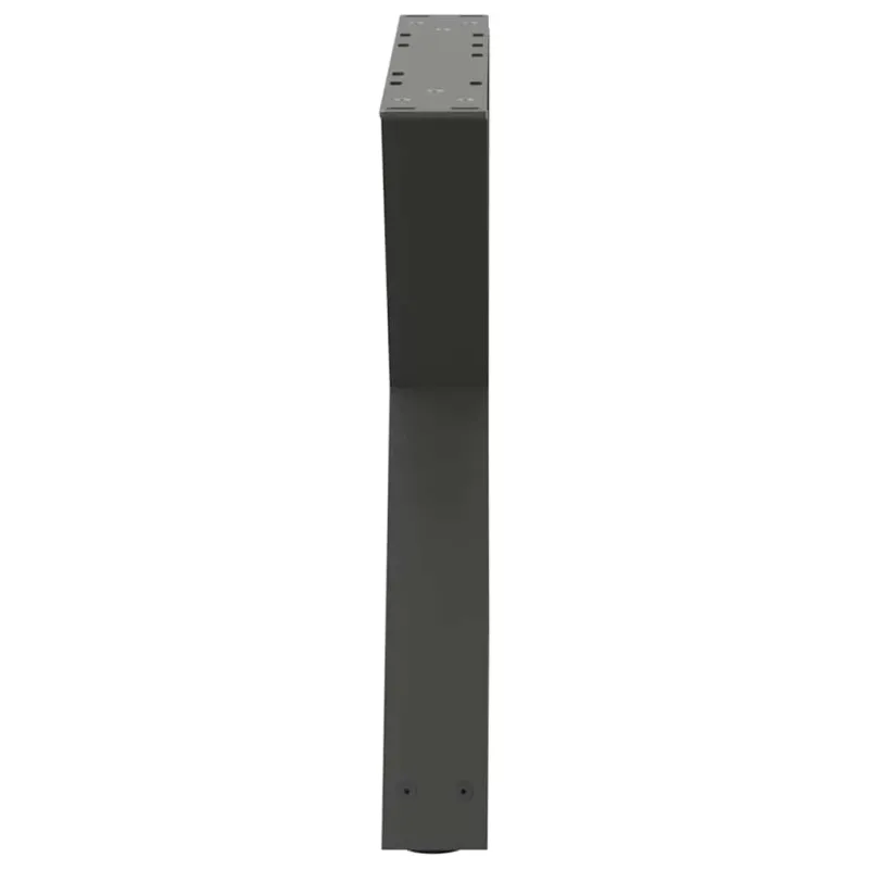 Kavos staliuko kojos, 2 vnt., antracito spalvos, 60x(42-43,3) cm, plienas