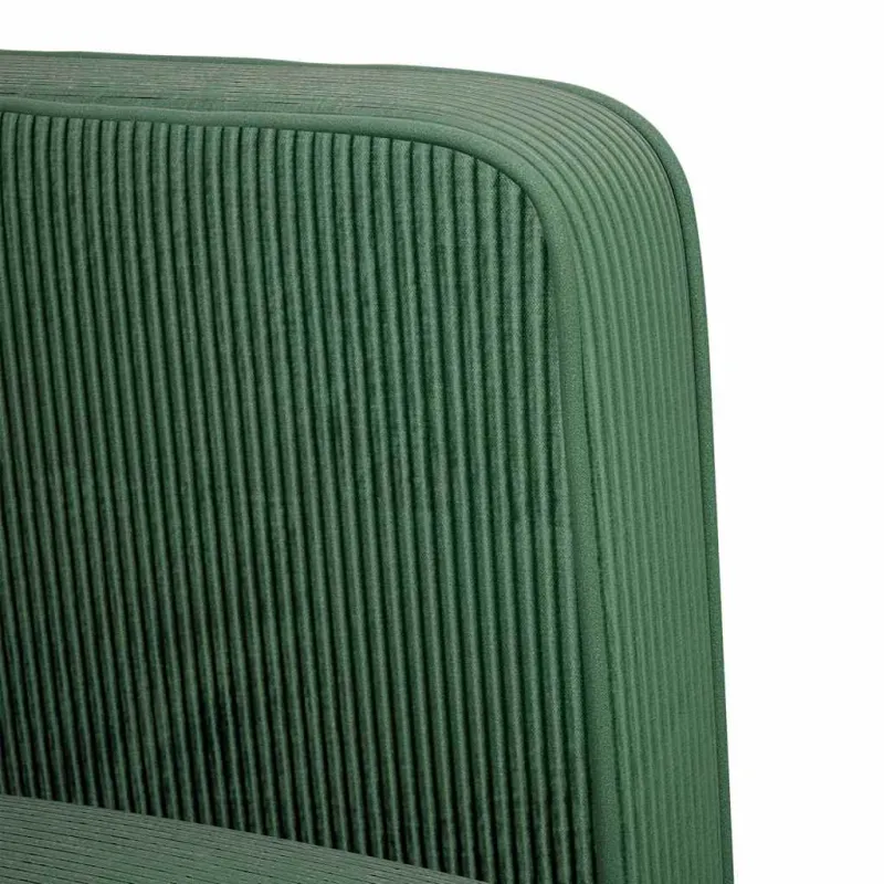 Loveseat sofa, tamsiai žalia, 109cm, velvetinis audinys