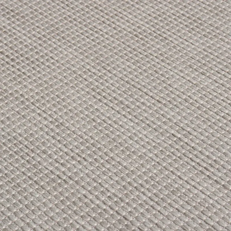 Lauko kilimėlis, šviesiai pilkos spalvos, 100x200cm, plokščio pynimo