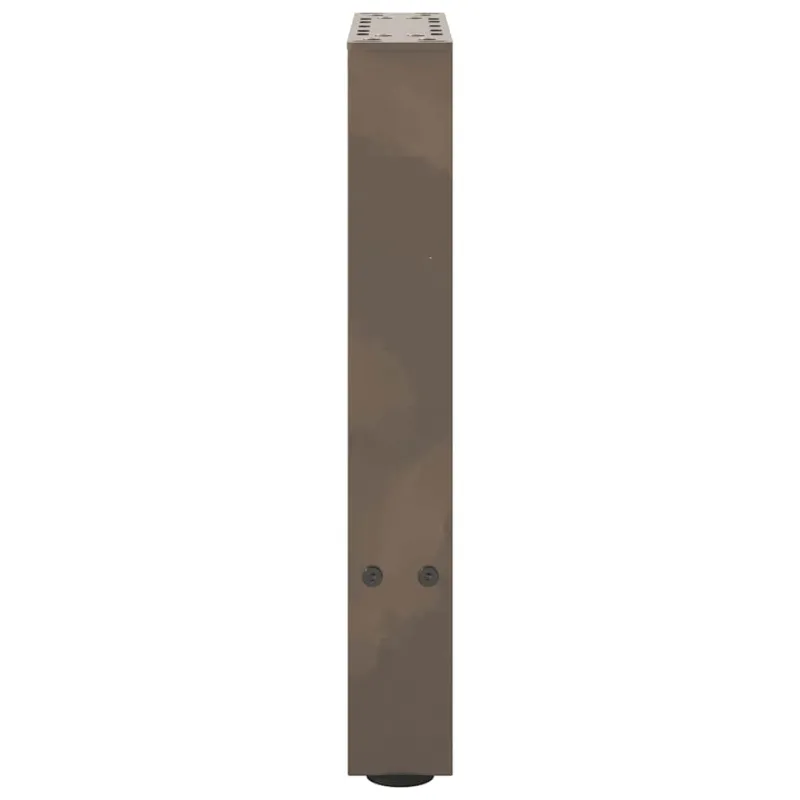 Kavos staliuko kojelės, 2 vnt., 38x(42-43) cm, natūralus plienas