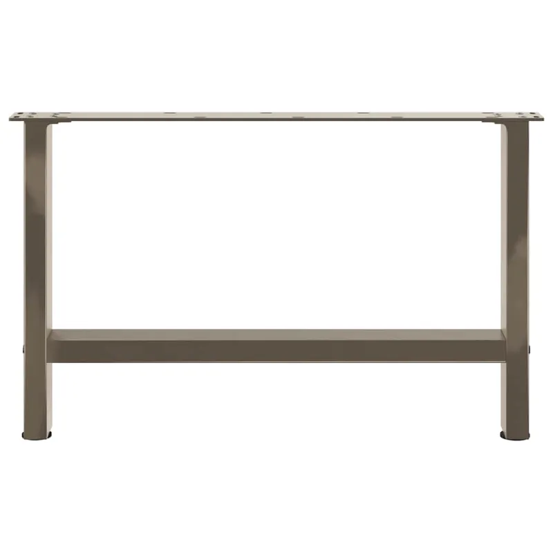 Kavos staliuko kojelės, 2 vnt., 70x(42-43) cm, natūralus plienas