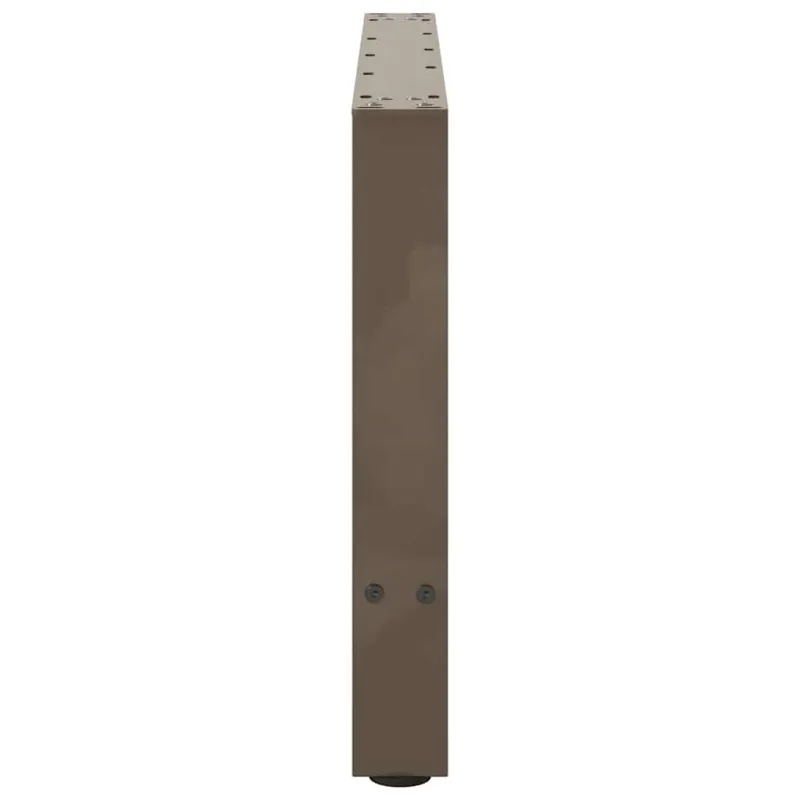 Kavos staliuko kojelės, 2 vnt., 70x(42-43) cm, natūralus plienas