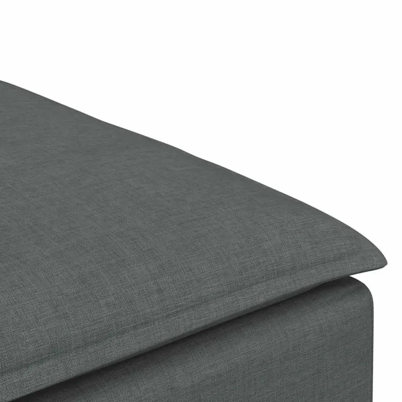 Modulinė sofa, pakojų modulis, tamsiai pilka, 100x100x48 cm