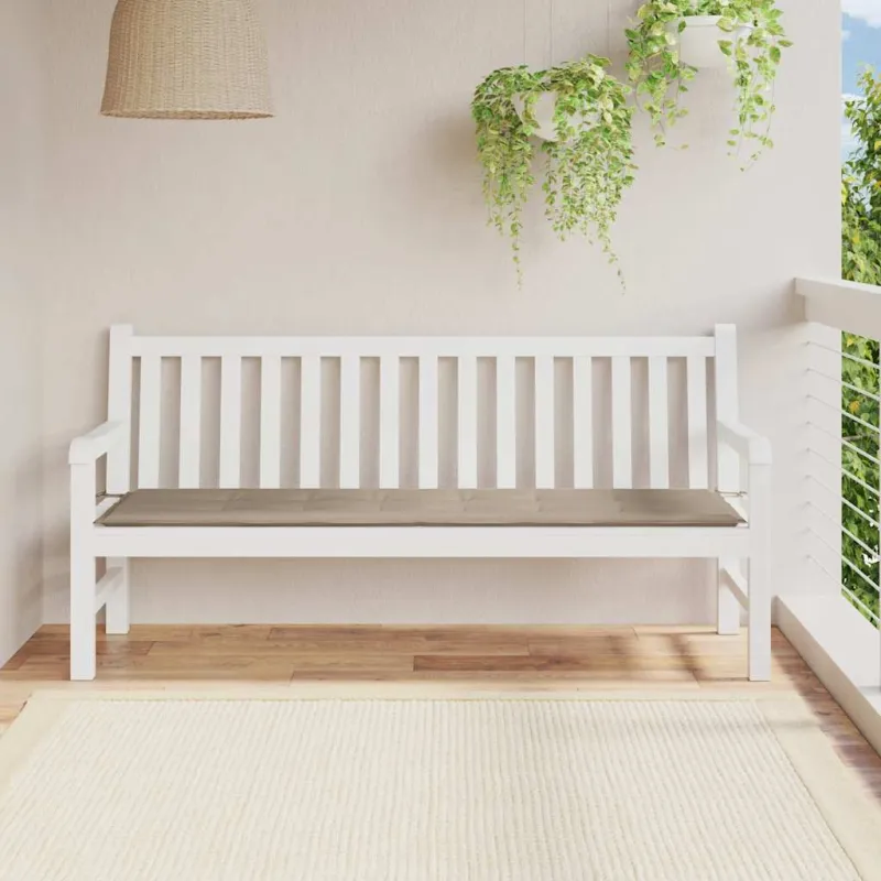 Sodo suoliuko pagalvėlė, taupe spalvos, 180x50x4cm, audinys