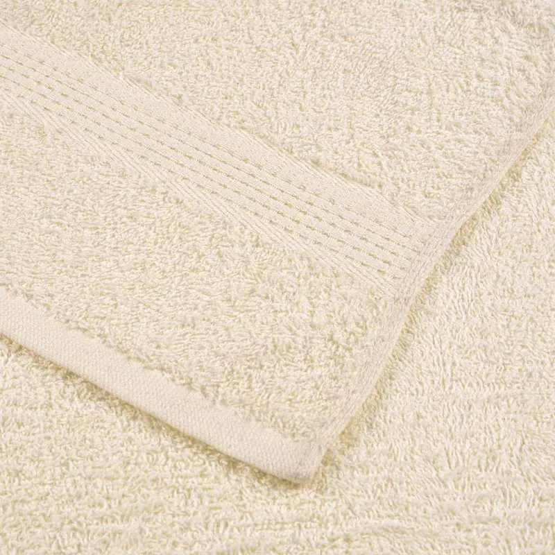 Rankšluosčiai FROGN, 4 vnt., kreminės spalvos, 50x100 cm, 360 g/m²