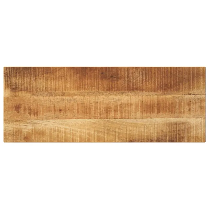 Stalviršis, 80x30x3,8 cm, stačiakampis, masyvi mediena, šiurkštus mango skonis