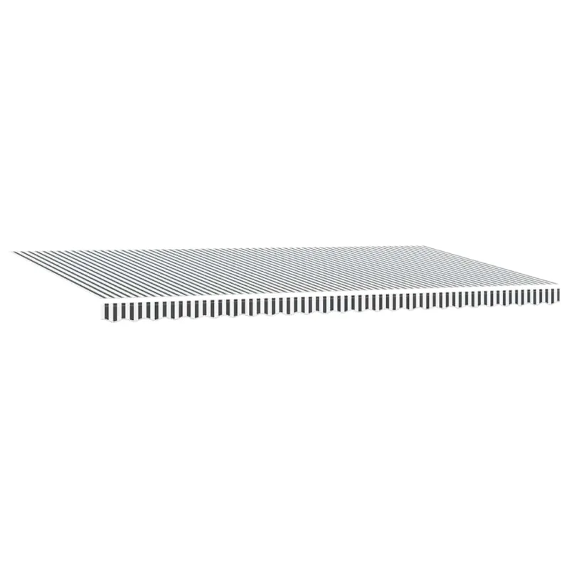 Rankiniu būdu ištraukiama markizė su LED lemputėmis, antracito ir baltos spalvos, 600x300 cm