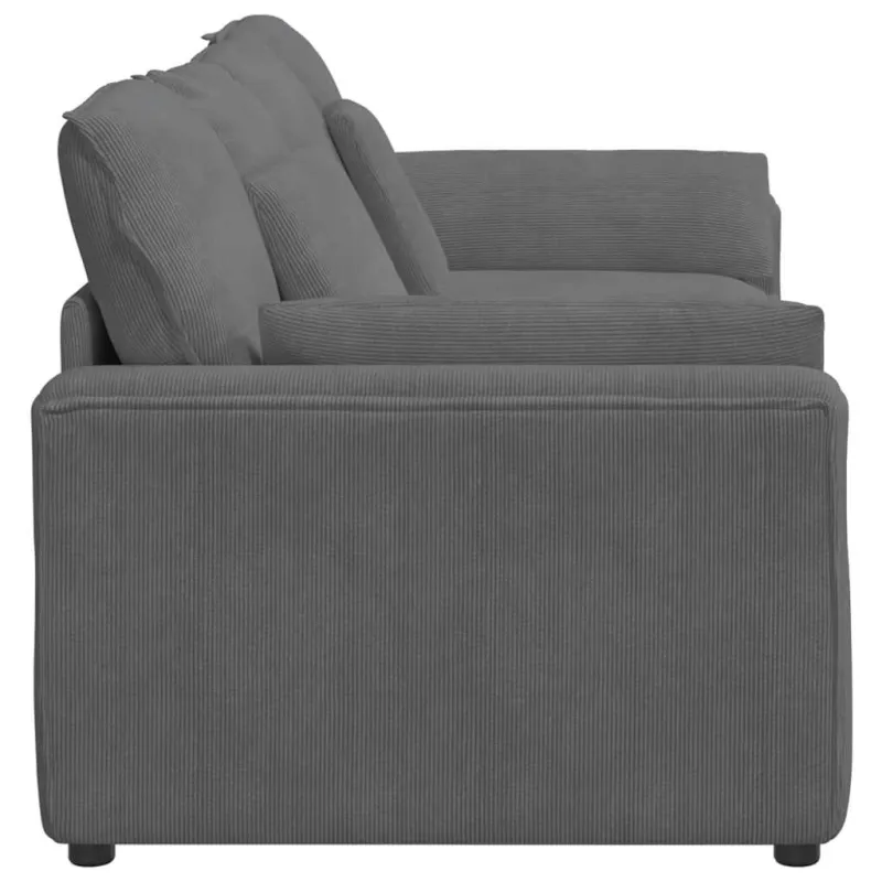 Modulinė sofa su pagalvėlėmis, tamsiai pilka