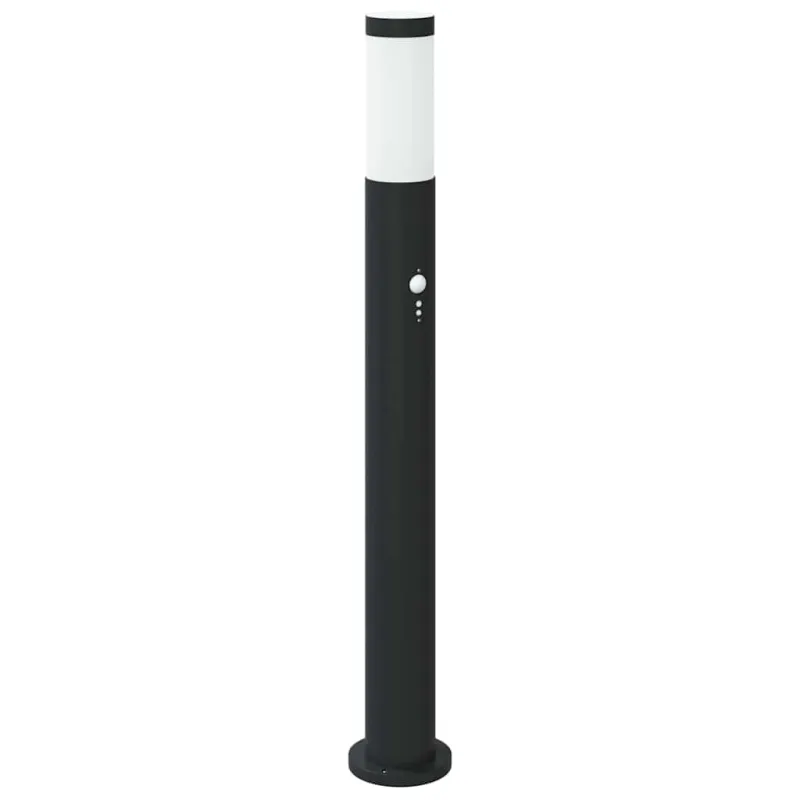 Šviestuvai su jutikliu, 3 vnt., 80 cm, nerūdijantis plienas, IP44