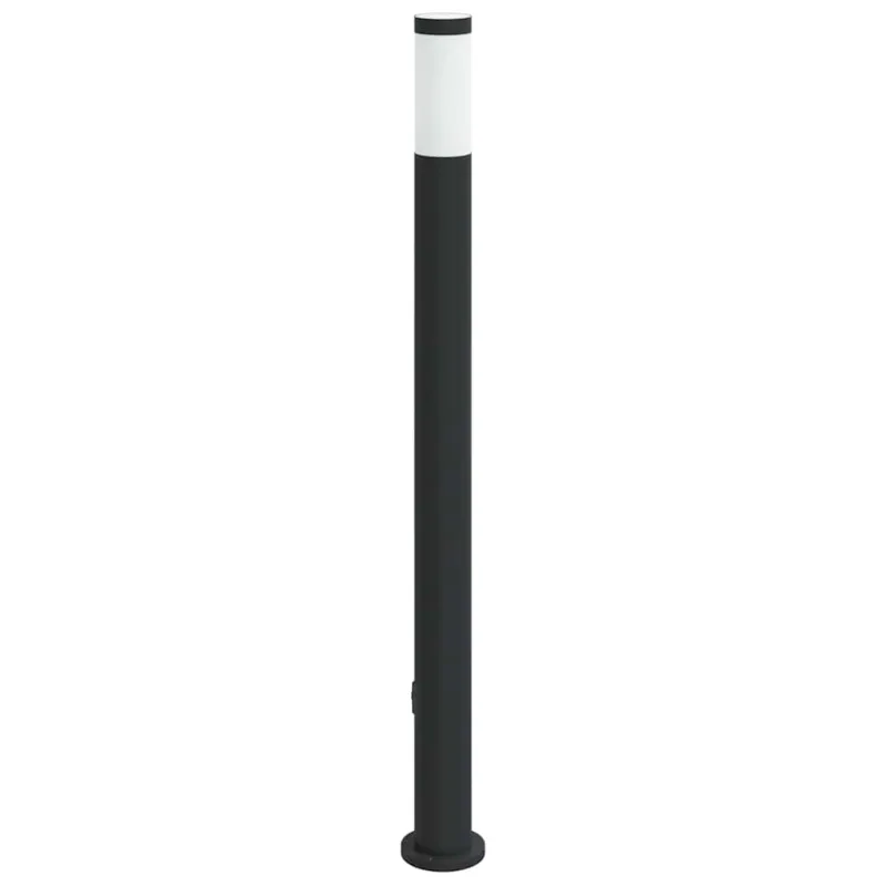 Šviestuvas su stulpeliu, 110 cm, nerūdijantis plienas, IP44
