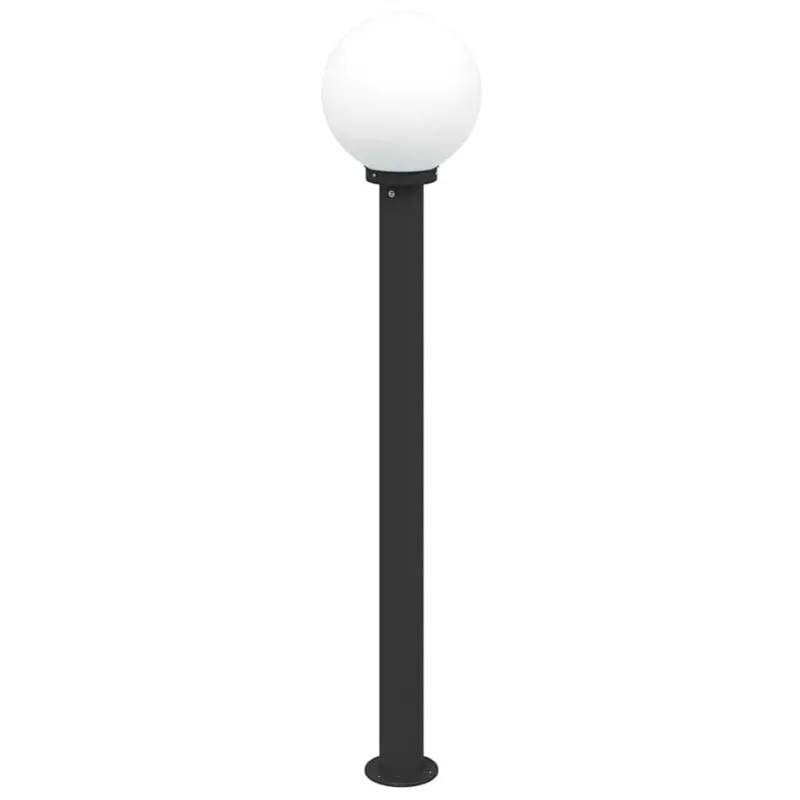Šviestuvai stulpeliams, 3 vnt., 120 cm, juodi, IP44