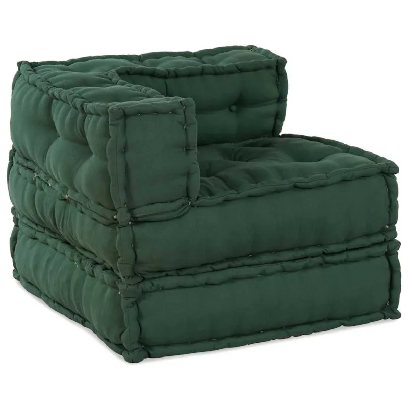 Modulinė sofa, žalia, 70x70x54 cm, audinys
