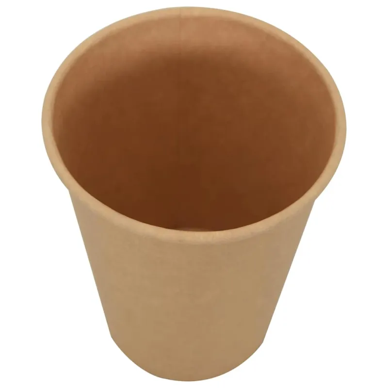 Popieriniai kavos puodeliai, 1000 vnt., 12 uncijų, 300 ml, rudi