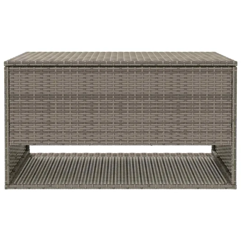 Lauko pagalvėlių dėžė, pilka, 100x55x55,5 cm, poliratanas