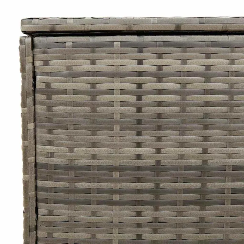 Lauko pagalvėlių dėžė, pilka, 100x55x55,5 cm, poliratanas