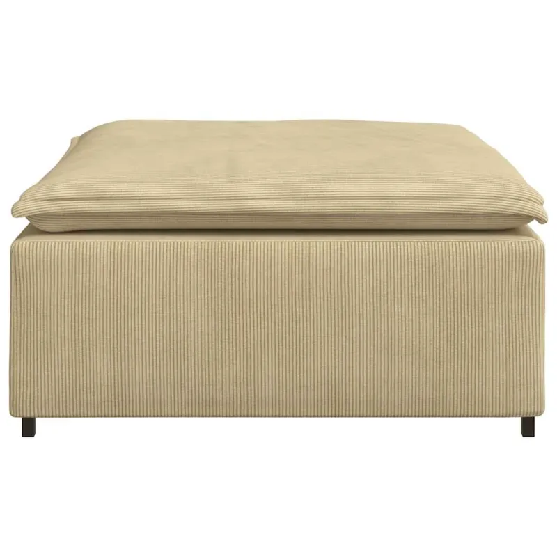 Modulinė sofa, pakojų modulis, pilkai žalia, 100x100x48 cm
